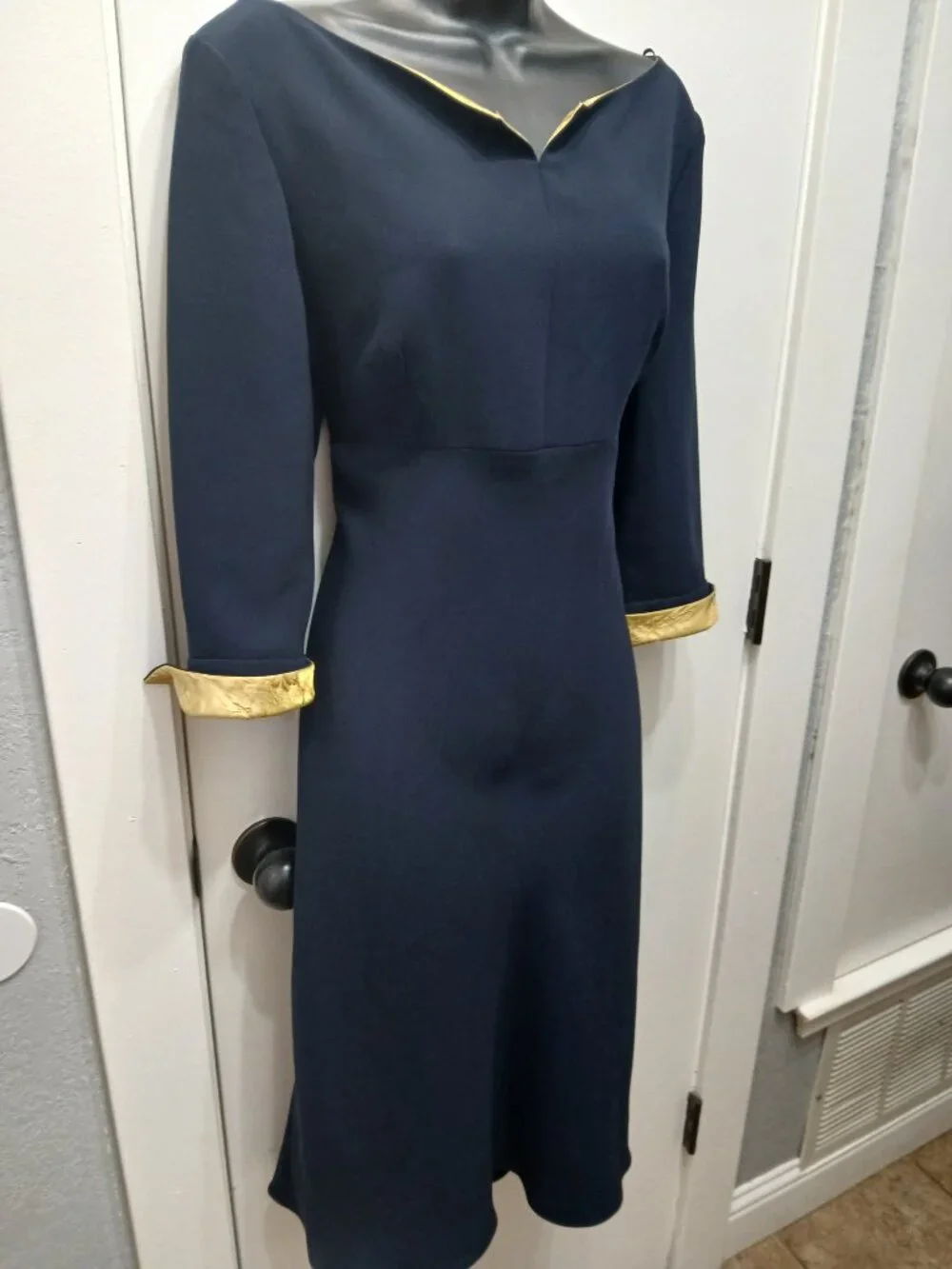 Liz Claiborne Retro 40's Style Dress - Picture 7 of 14